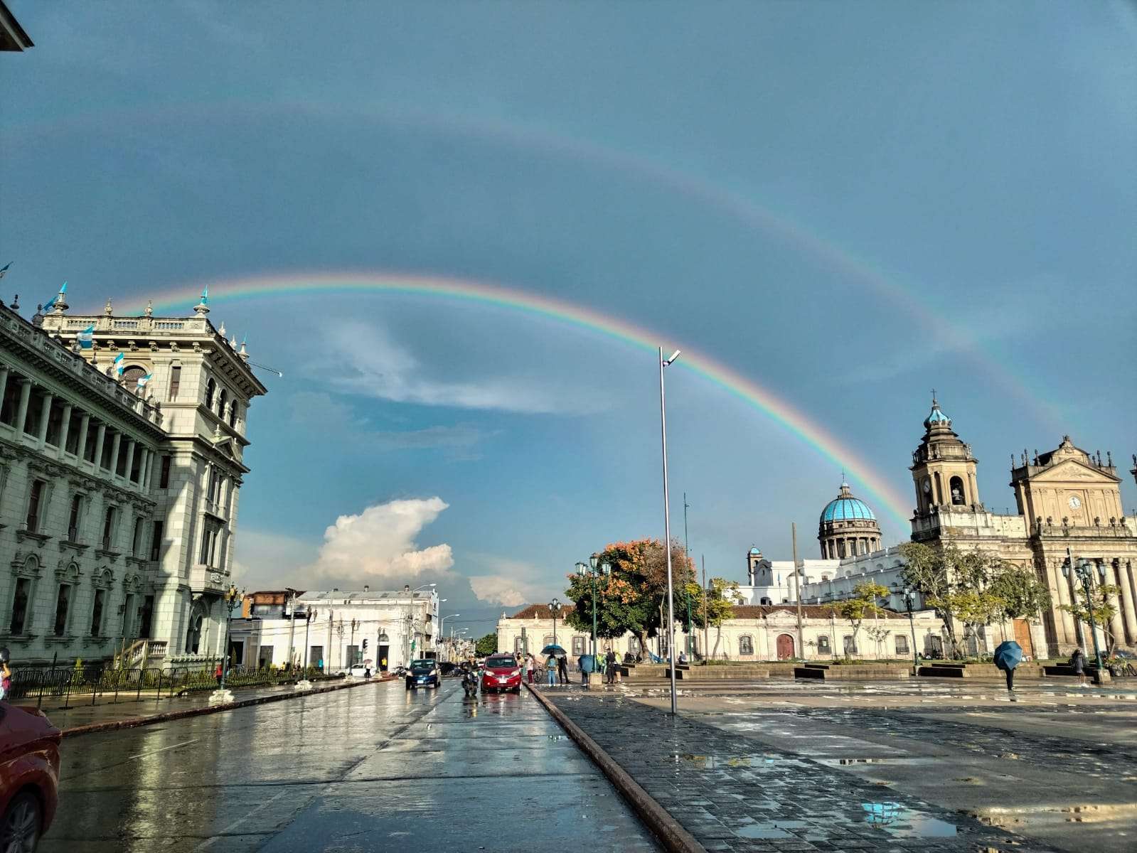 ¿Viste el arcoíris del miércoles 6 de septiembre en Guatemala?