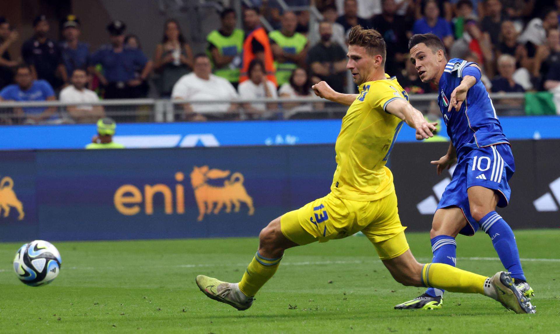 Italia logra victoria ante Ucrania rumbo a la Euro 2024
