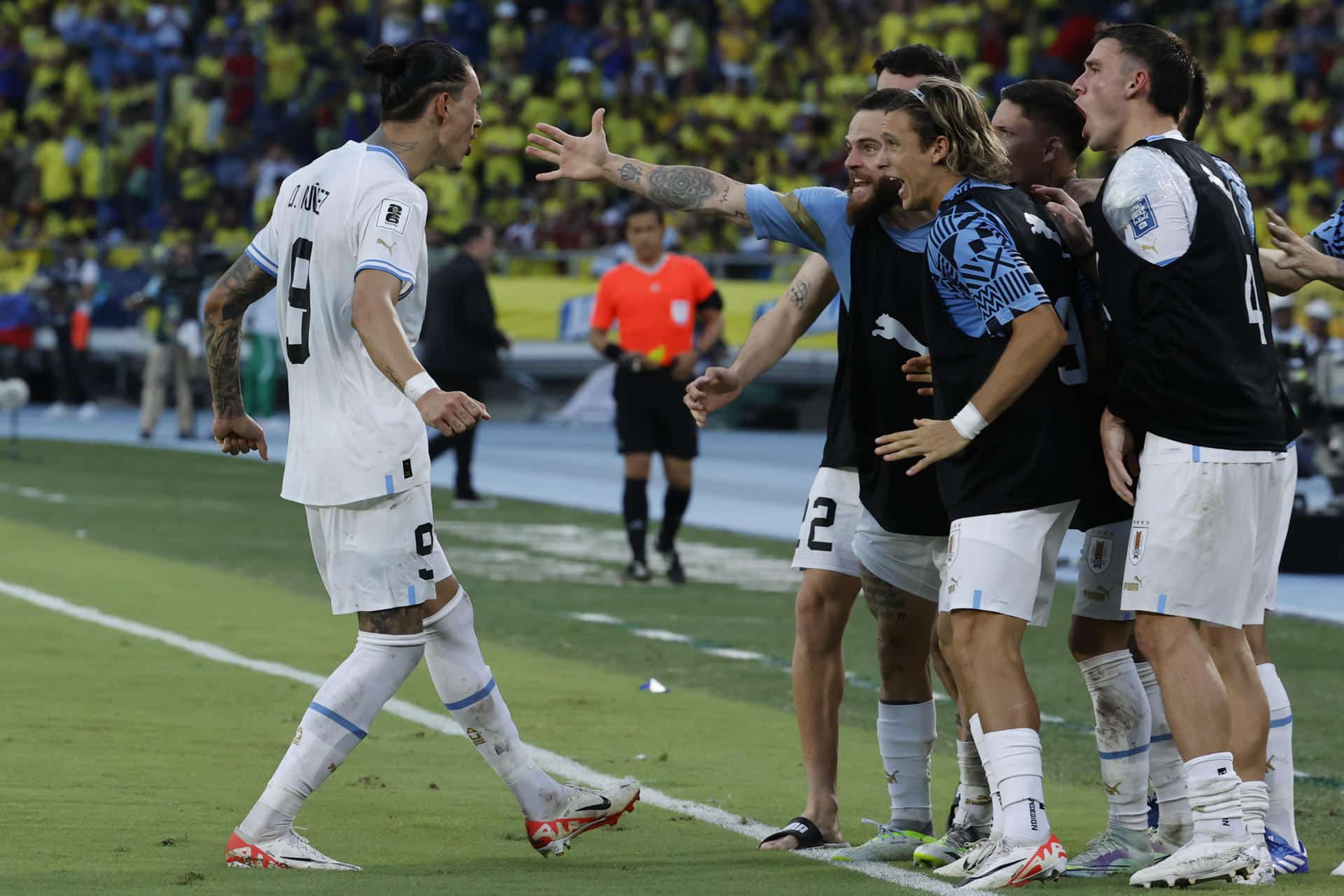 Uruguay se lleva un punto de Barranquilla en la recta final del partido