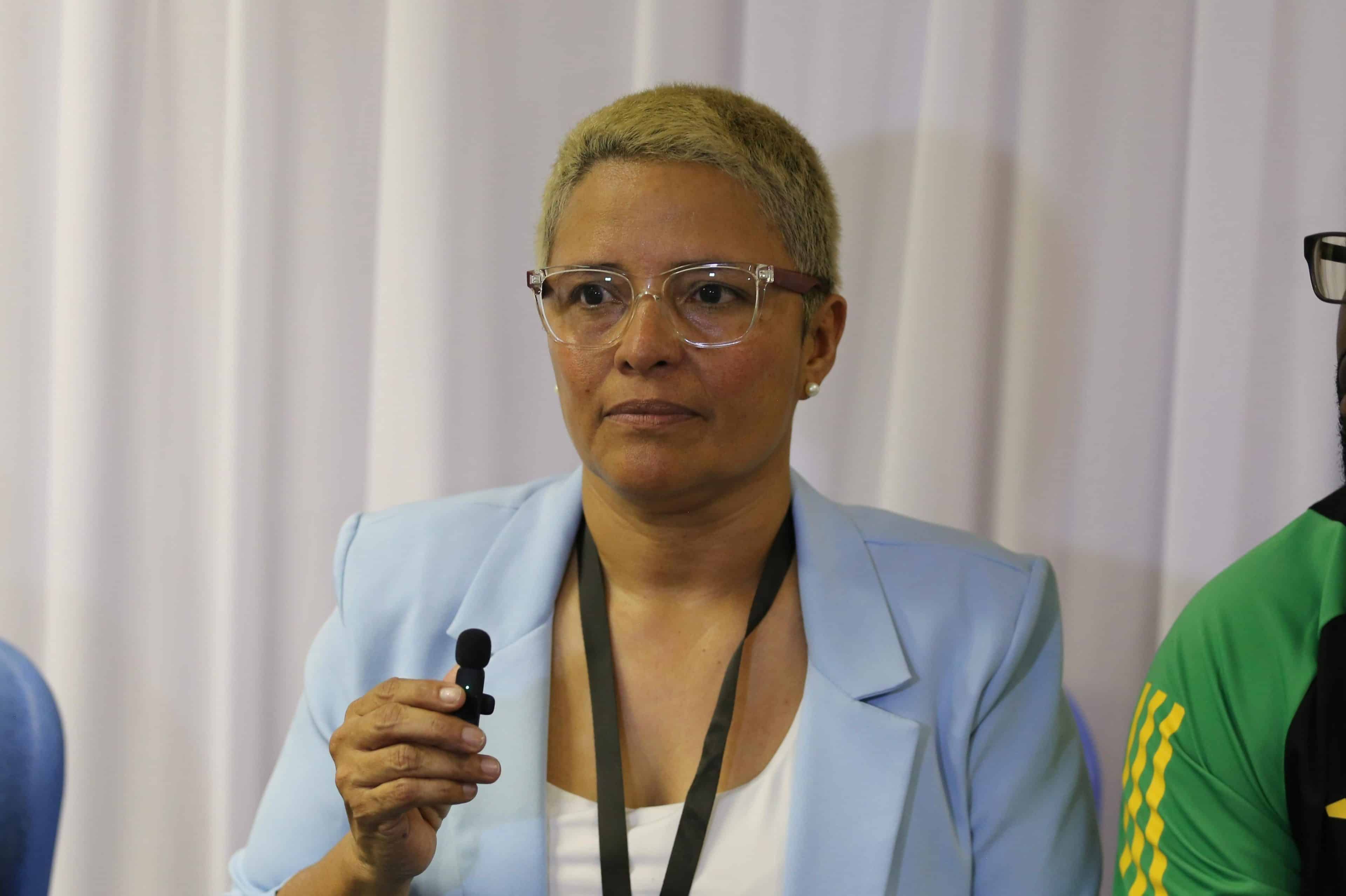 Karla Alemán entrenadora de la Selección mayor femenina de Guatemala destacó el resultado de la Bicolor que le permite seguir soñando con la histórica clasificación a su primera Copa Oro W 2024.