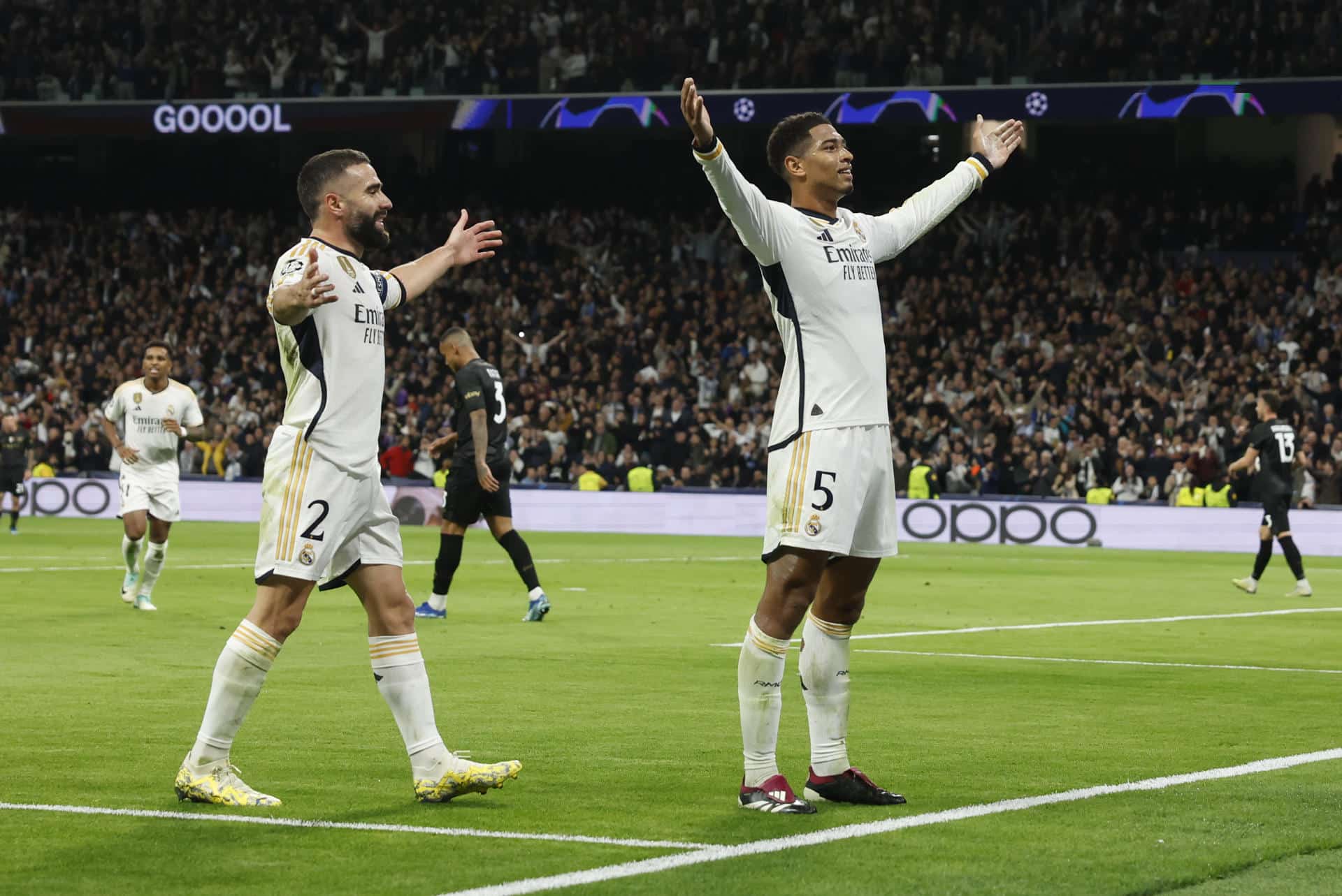 Real Madrid venció 4-2 al Napoli en la Champions League
