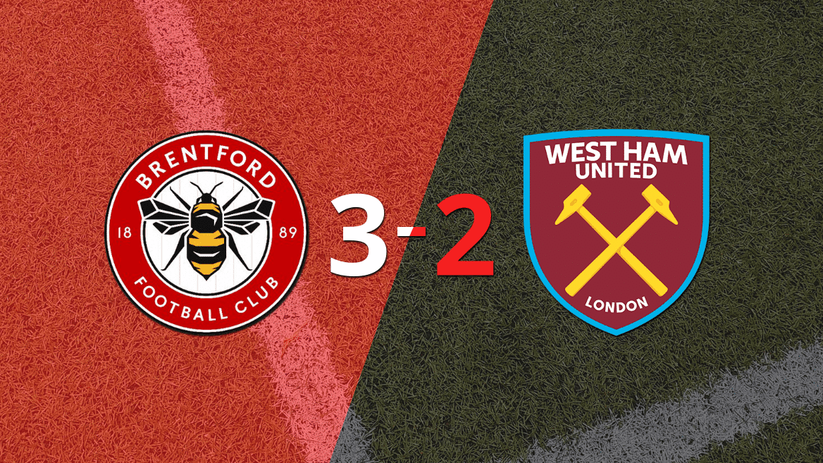 Brentford superó 3-2 a West Ham United en un partidazo