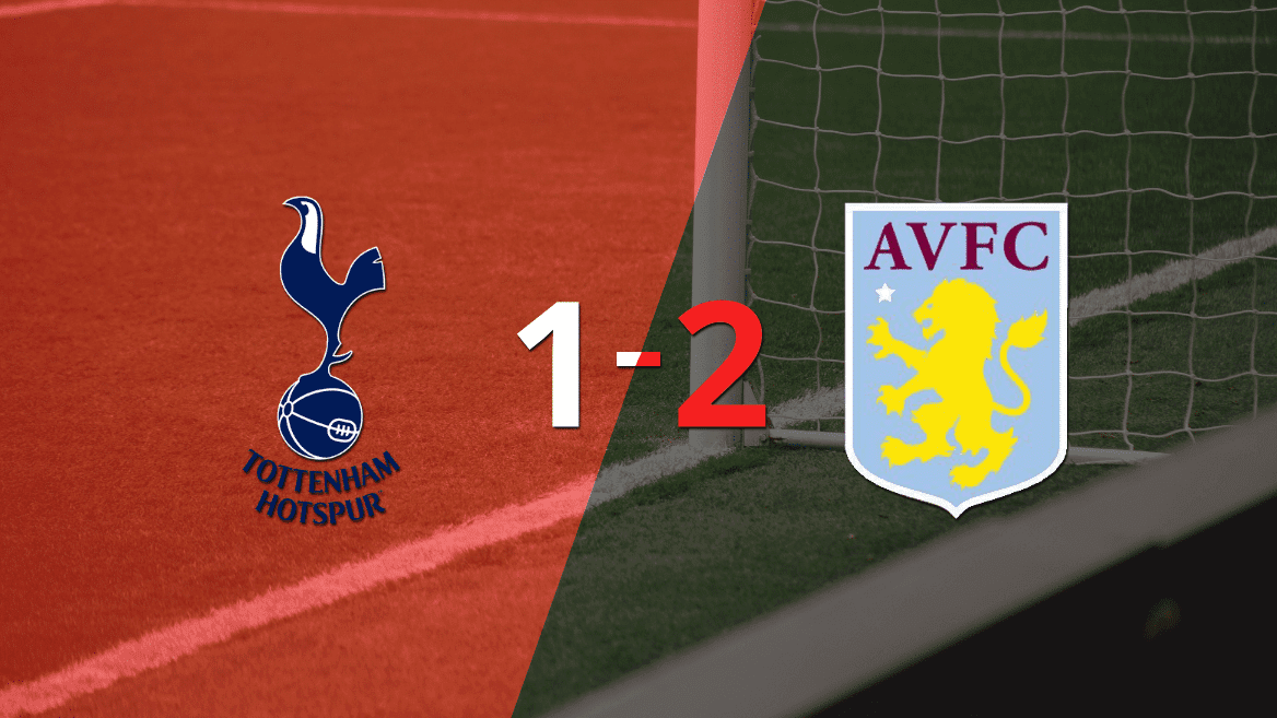 Aston Villa sacó el triunfo en casa de Tottenham