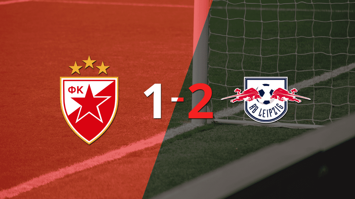 RB Leipzig sacó el triunfo en casa de Estrella Roja