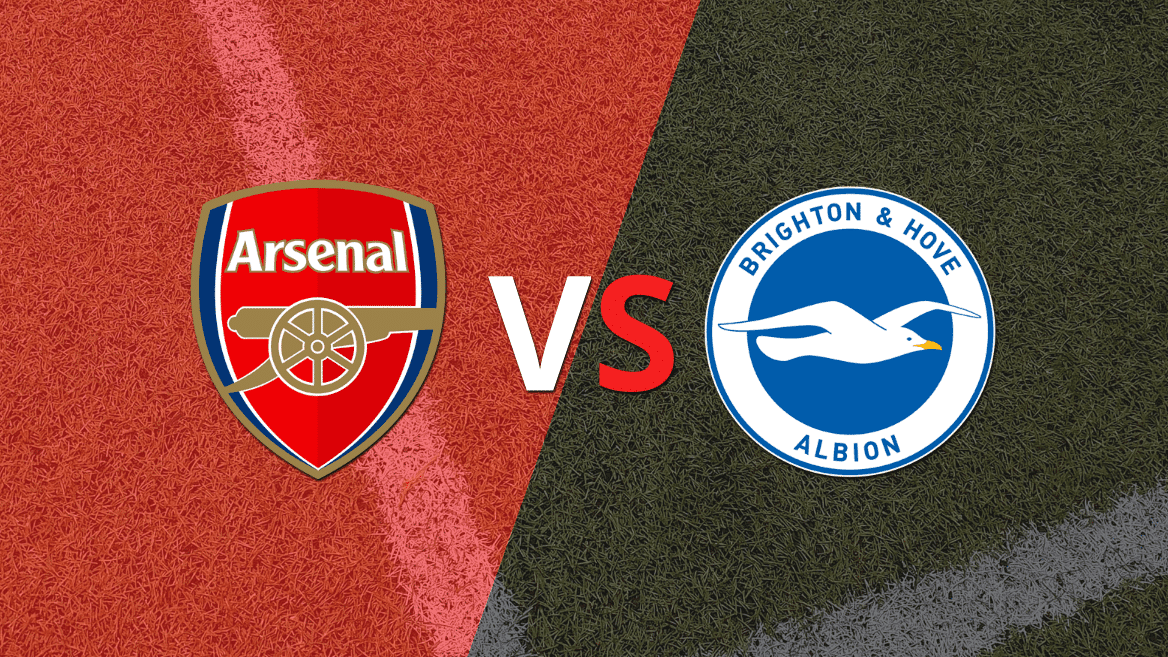 Con dos anotaciones, Arsenal vence a Brighton and Hove