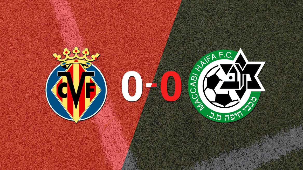 Villarreal y Maccabi Haifa no se sacaron ventaja y terminaron sin goles