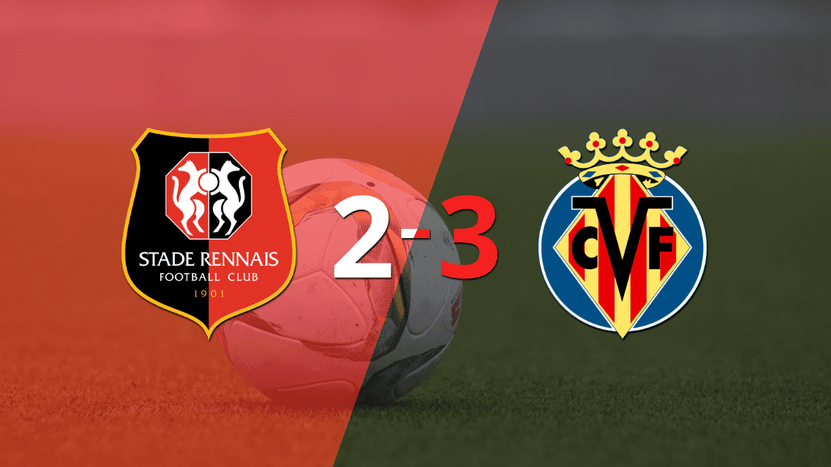 Villarreal se impone por 3 a 2 en su visita a Stade Rennes