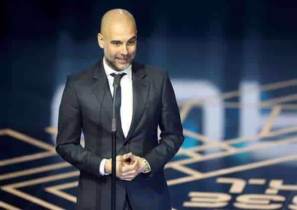 El español Pep Guardiola, entrenador del Manchester City, fue elegido mejor técnico del año en los premios The Best, por delante de Simone Inzaghi, del Inter de Milán, y Luciano Spalletti, que dirigió al Nápoles.