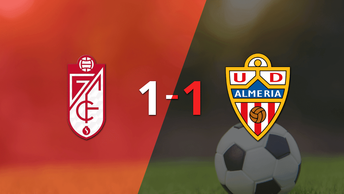 Empate a uno entre Granada y Almería