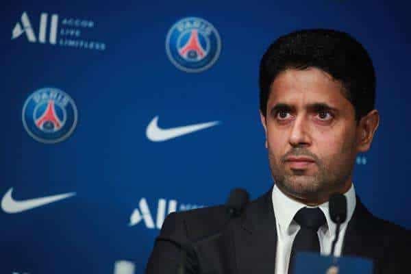 El presidente del Paris Saint-Germain, Nasser Al-Khelaifi, en una foto de archivo. EFE/EPA/CHRISTOPHE PETIT TESSON