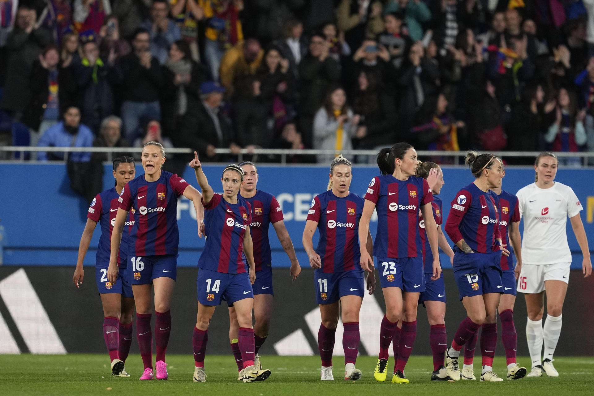 Barcelona Femenil avanza a las semifinales de la Liga de Campeones y se medirá al Chelsea