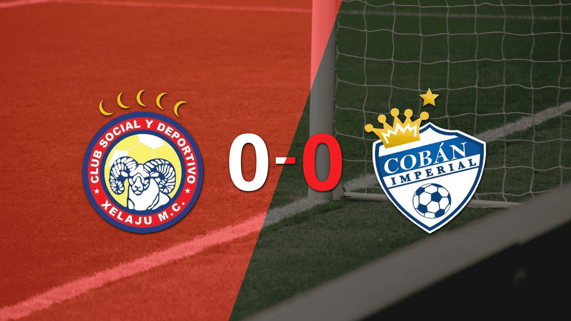 Sin goles, Xelajú y Cobán Imperial igualaron el partido