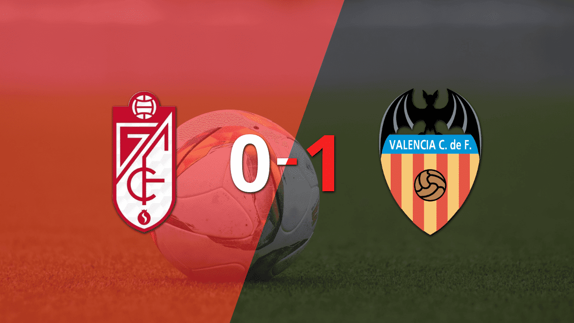 Valencia se quedó con la victoria 1-0 ante Granada en el estadio Nuevo de Los Cármenes