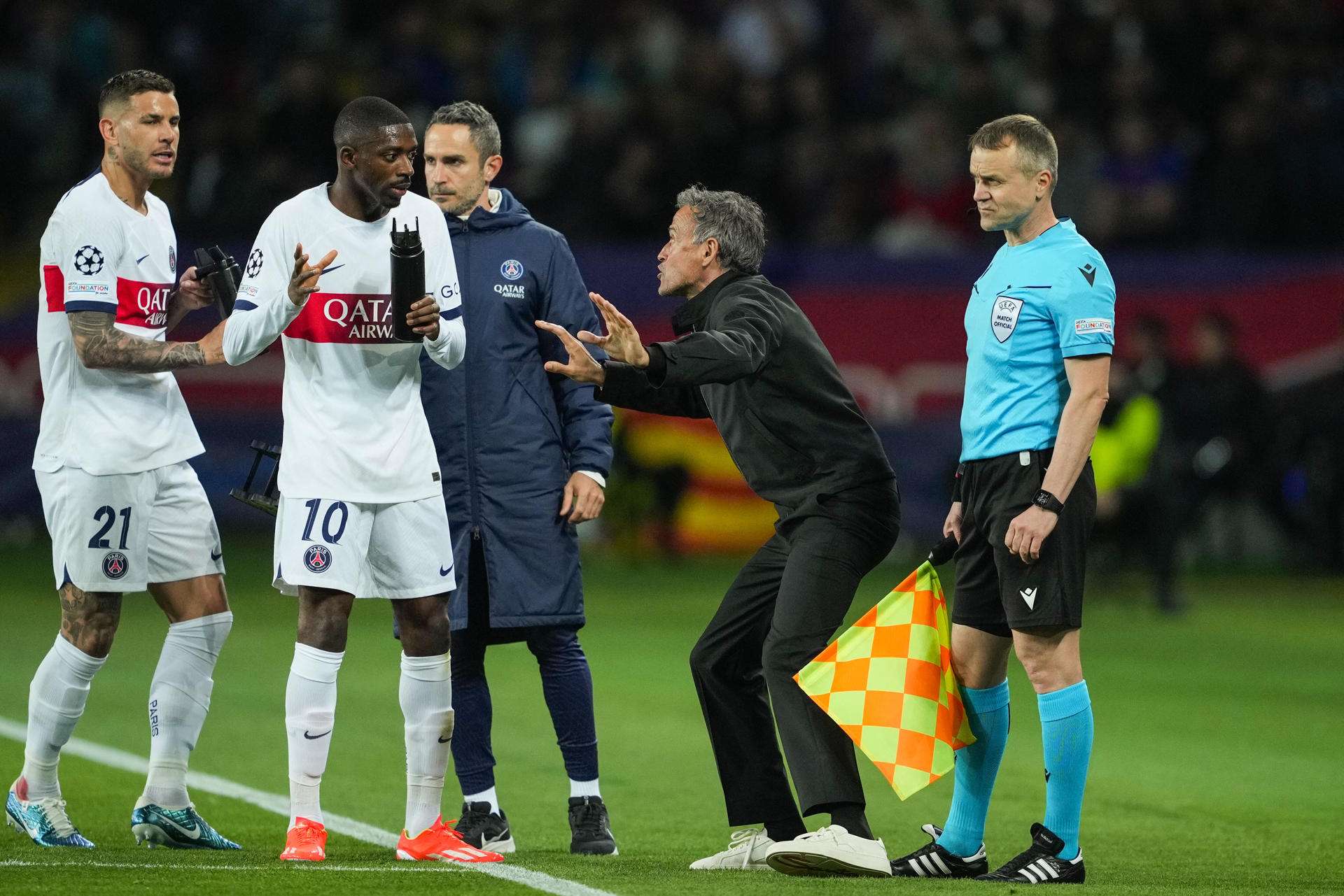 Luis Enrique PSG Champions League