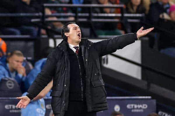 Unai Emery, técnico del Aston Villa EFE/EPA/ADAM VAUGHAN/Archivo