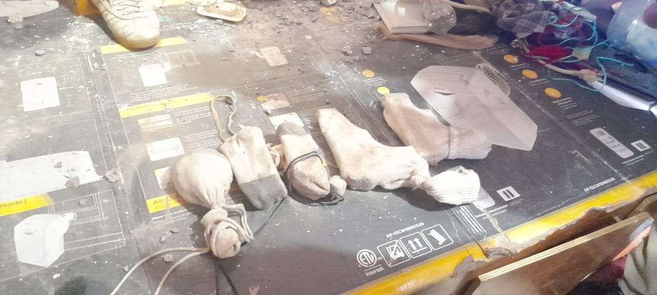 Armas de fuego, tolvas y municiones descubiertas en "El Infiernito" tras requisa del MP