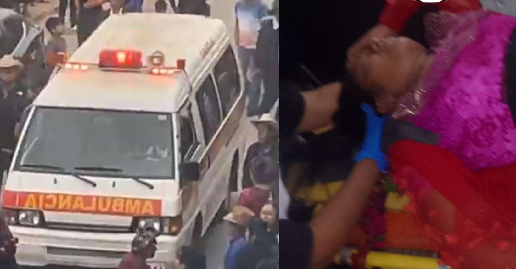 EN VIDEO | Mujer cae de rueda de chicago en feria de Cajolá, Quetzaltenango