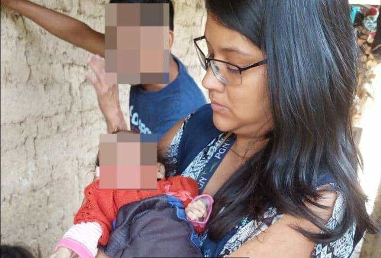 Rescatan a niña de 8 meses con desnutrición en Huehuetenango
