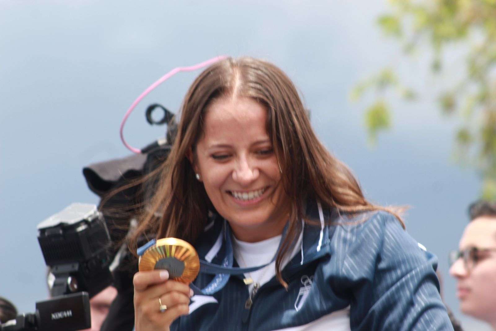 Adriana Ruano: "Escuchar el himno completo con letra y entonado por Guatemala es algo lindo"