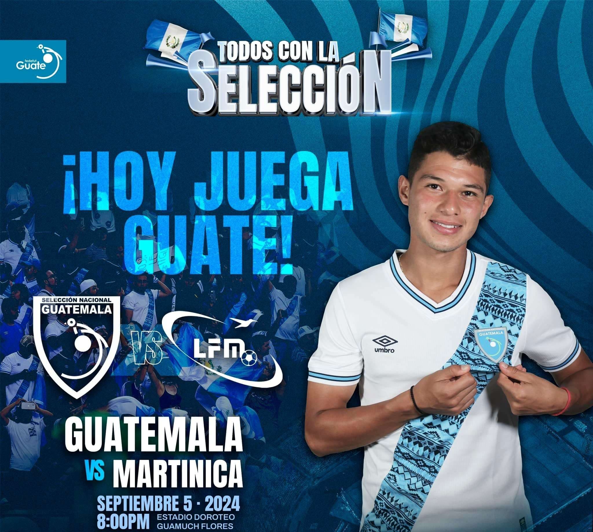 Unidad móvil afuera del estadio vende boletos para el Guatemala vs Martinica