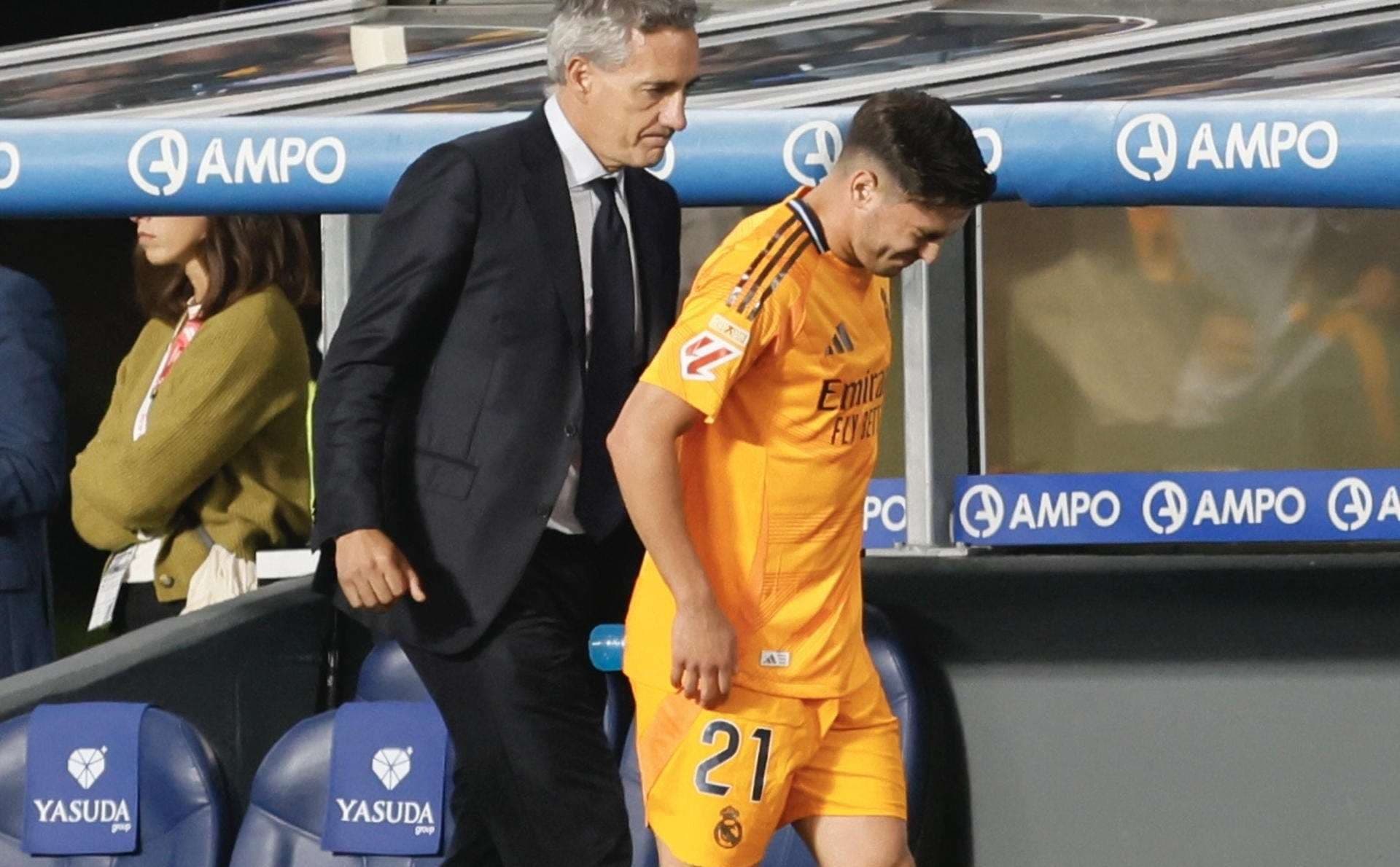 Brahim tiene una lesión muscular en el abductor derecho y se someterá a pruebas