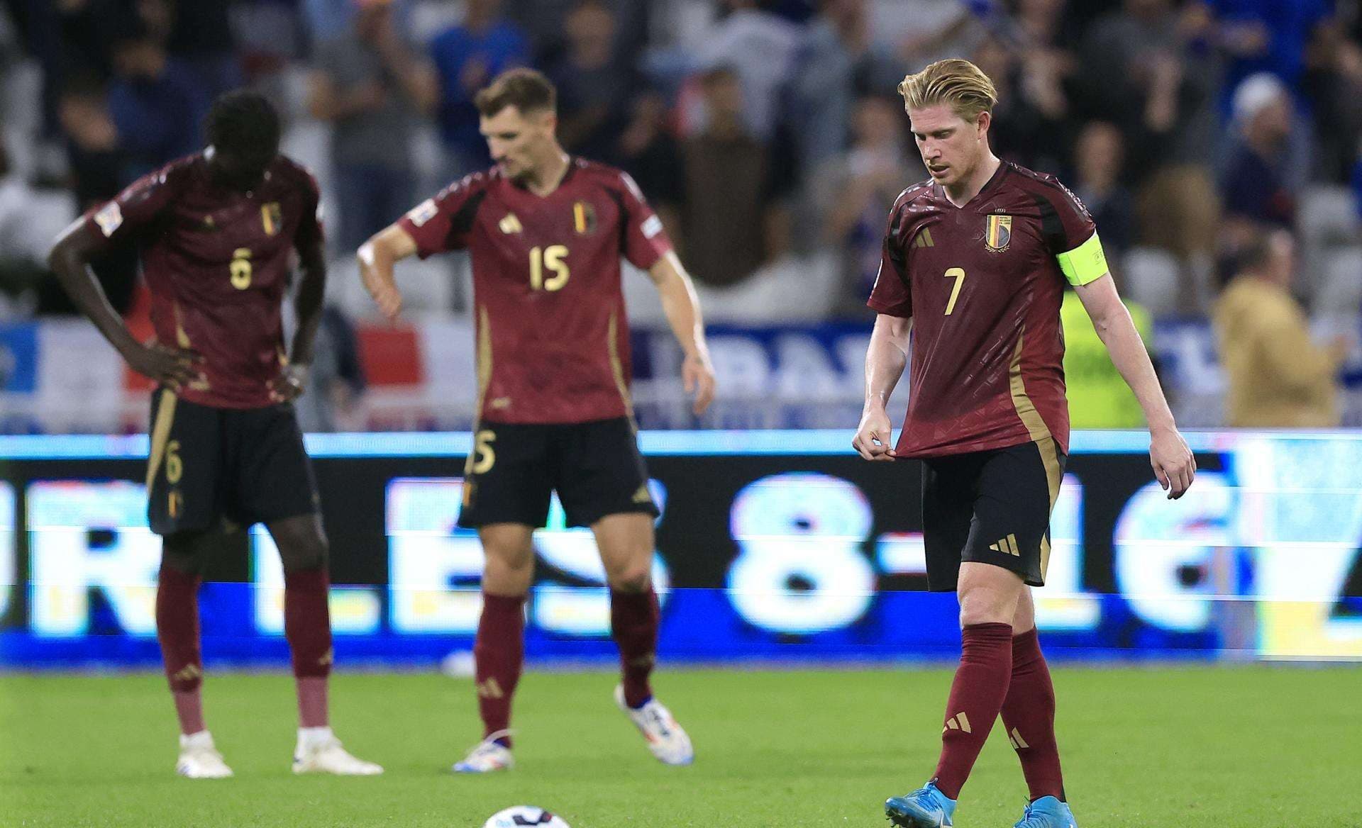 La selección de Bélgica se resquebraja tras una nueva derrota contra Francia