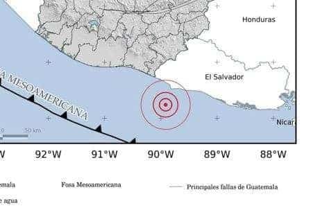 Temblor sacude el centro y suroriente de Guatemala
