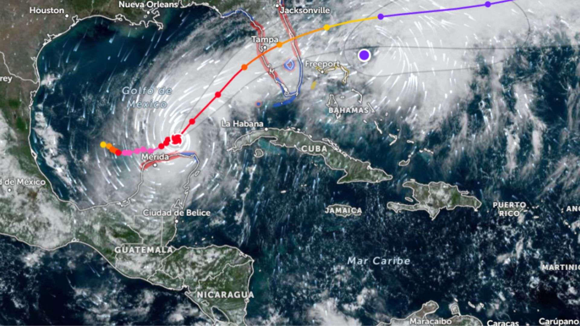 Huracán Milton a 500 km de Guatemala, sin peligro inminente