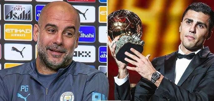 Guardiola, "orgulloso" por Rodri, evita opinar sobre el plantón del Real Madrid
