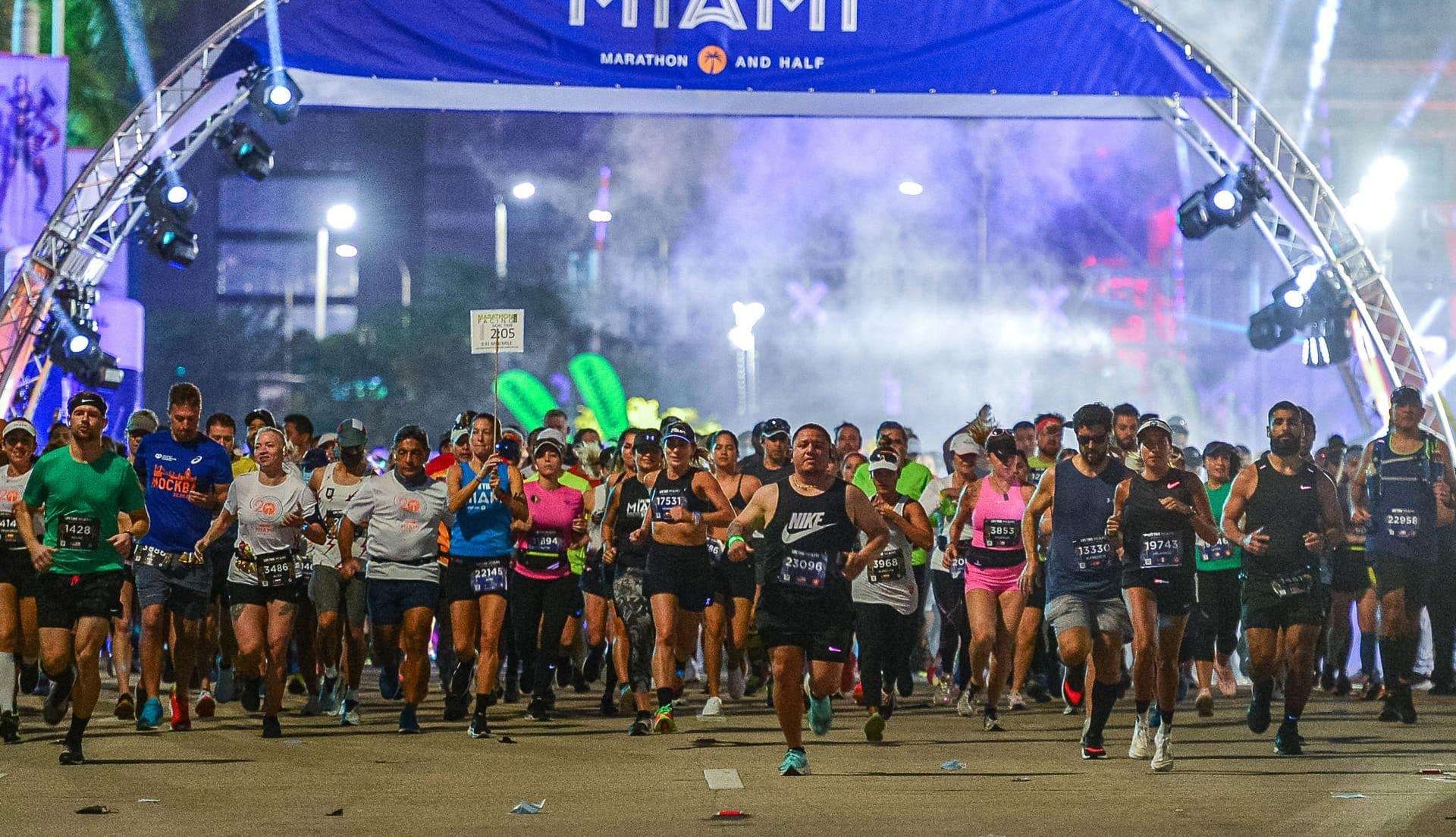El Maratón de Miami rompe récords con la cifra de corredores inscritos