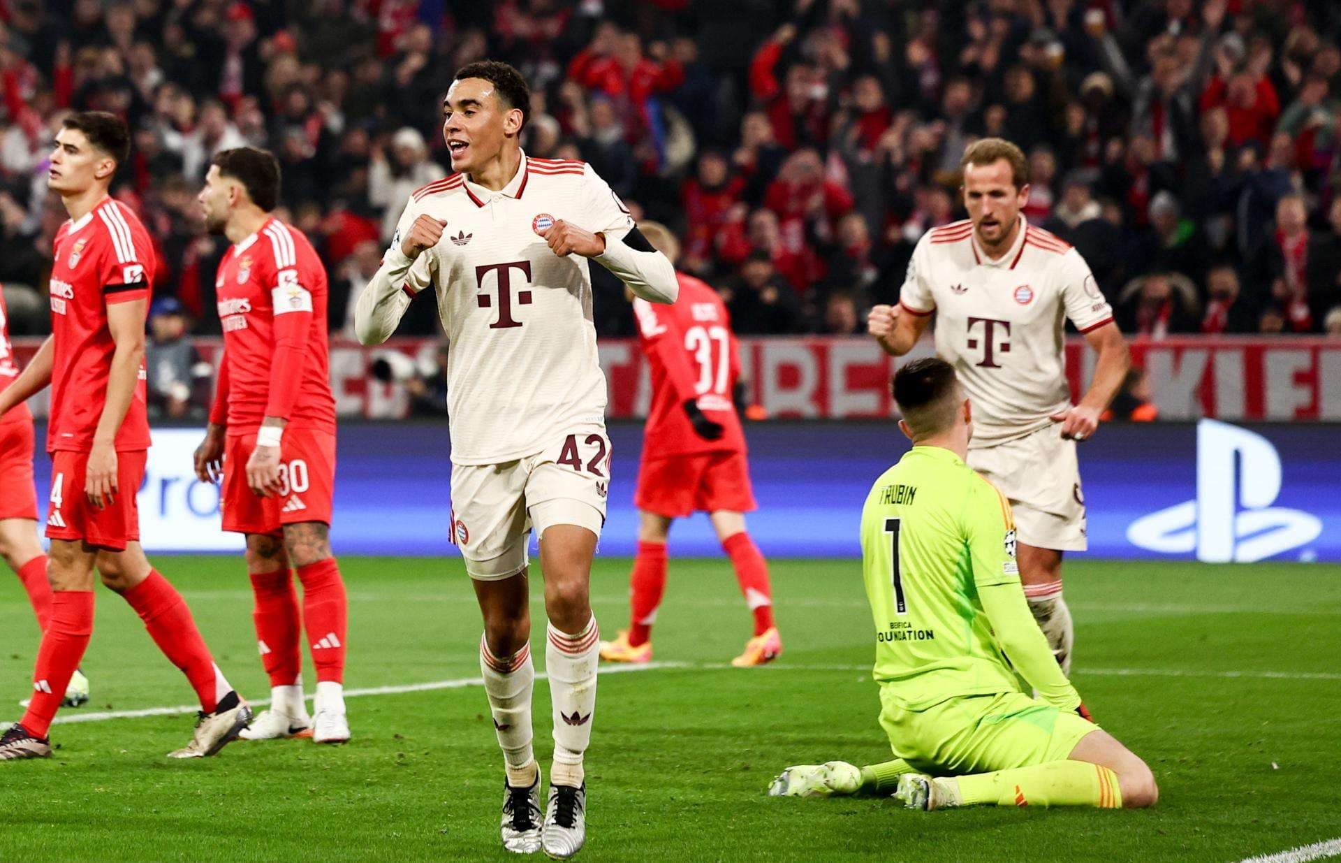 Sufrido triunfo del Bayern Múnich en casa ante el Benfica de Di María