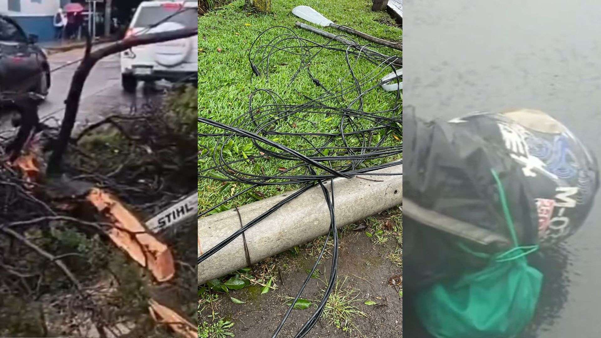 Lluvia provoca múltiples incidentes este 18 de noviembre