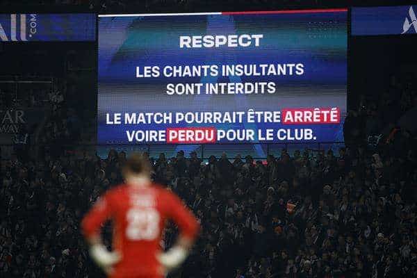 El PSG-Lyon se paró cinco minutos por cánticos insultantes desde la grada