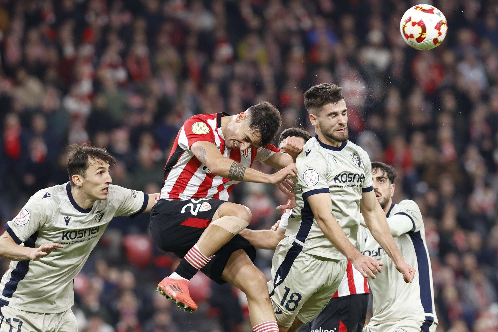 Osasuna elimina al campeón Athletic y avanza a cuartos de Copa del Rey