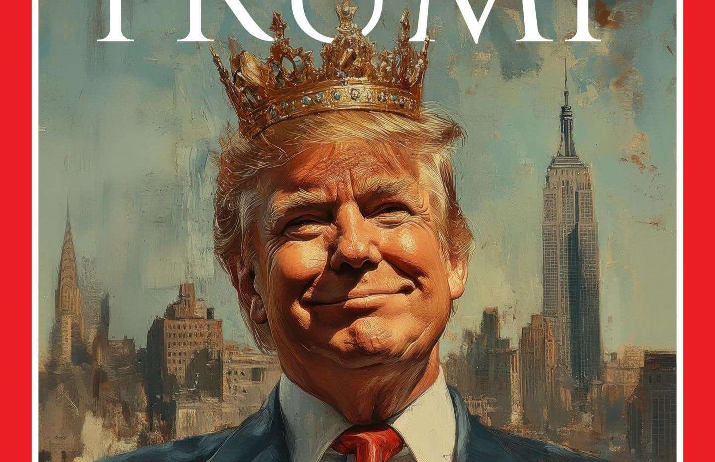 La Casa Blanca compara al presidente Donald Trump con un rey