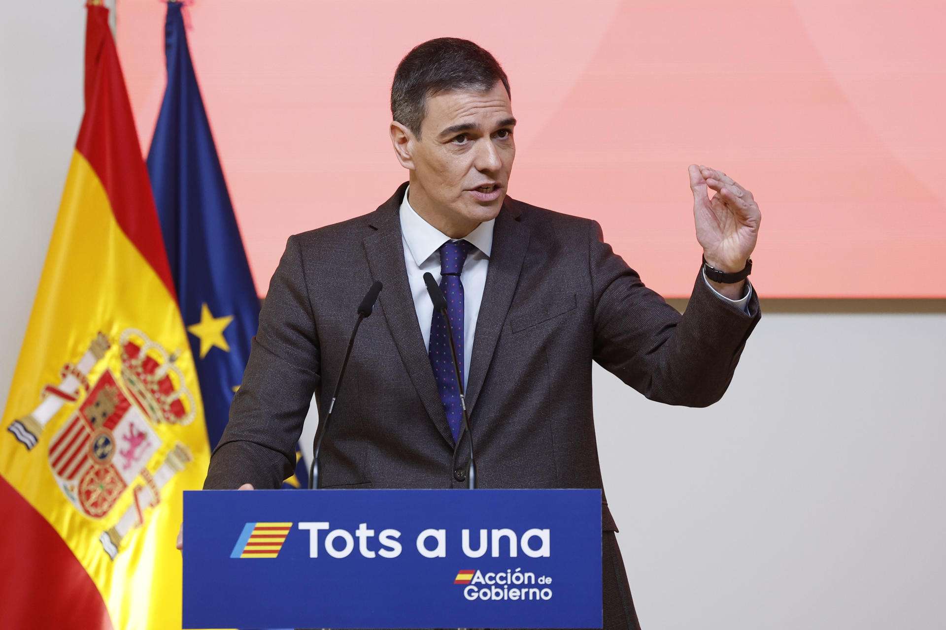 Sánchez llama a la UE a unirse y prepararse ante un potencial conflicto comercial con EEUU