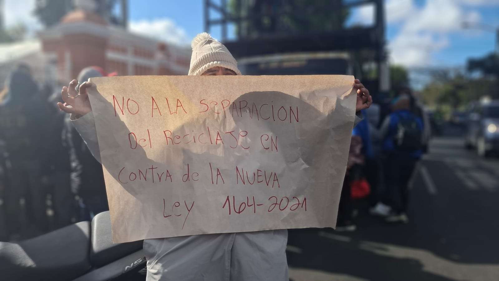 ‘Nos están dejando sin trabajo’: Recolectores anuncian protestas indefinidas