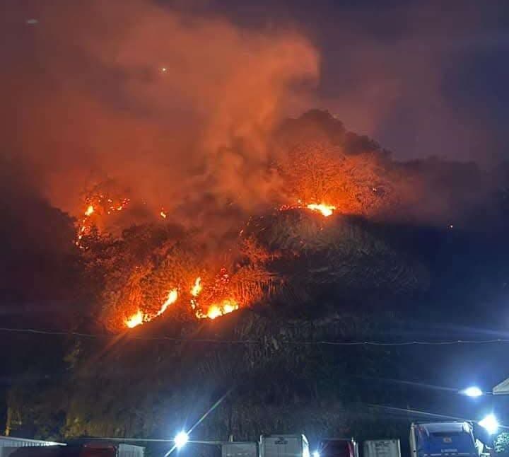 ÚLTIMA HORA | Incendio forestal de gran magnitud avanza sin control en zona 2