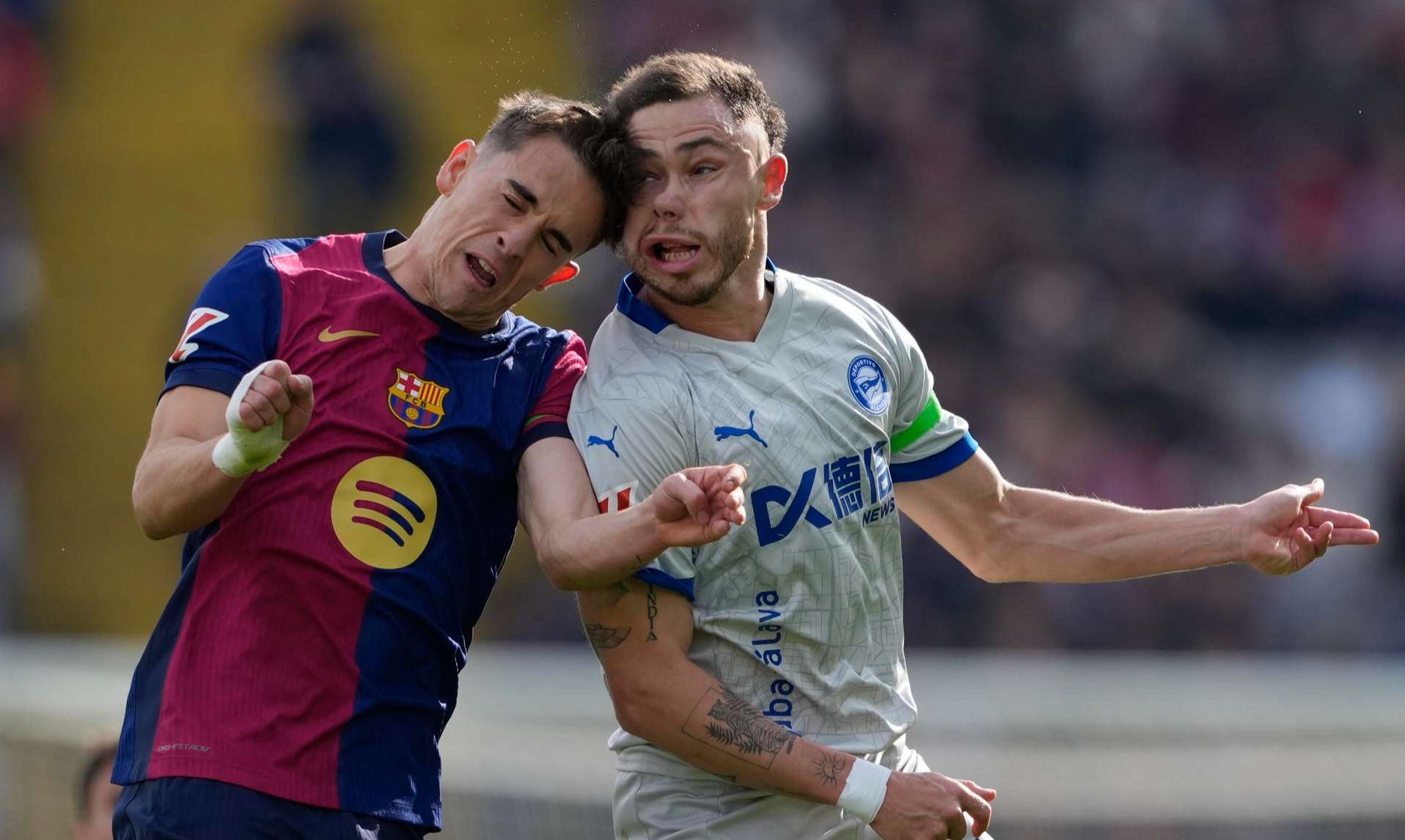 Gavi y Conechny, sustituidos tras un encontronazo