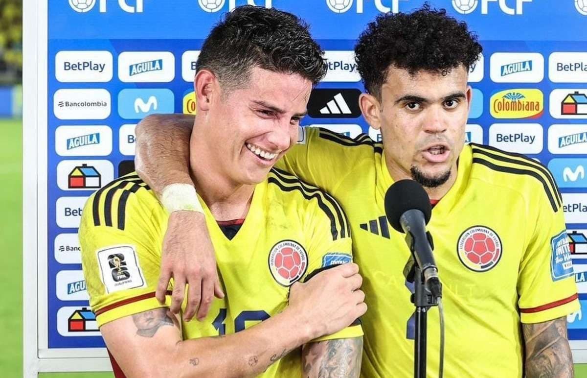 James Rodríguez y Luis Díaz lideran lista con la que Colombia busca clasificar al Mundial