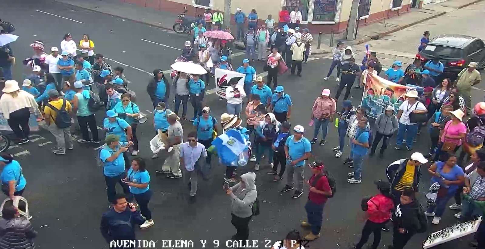 Tráfico detenido por protesta en Avenida Elena ¡Conoce las rutas alternas disponibles!