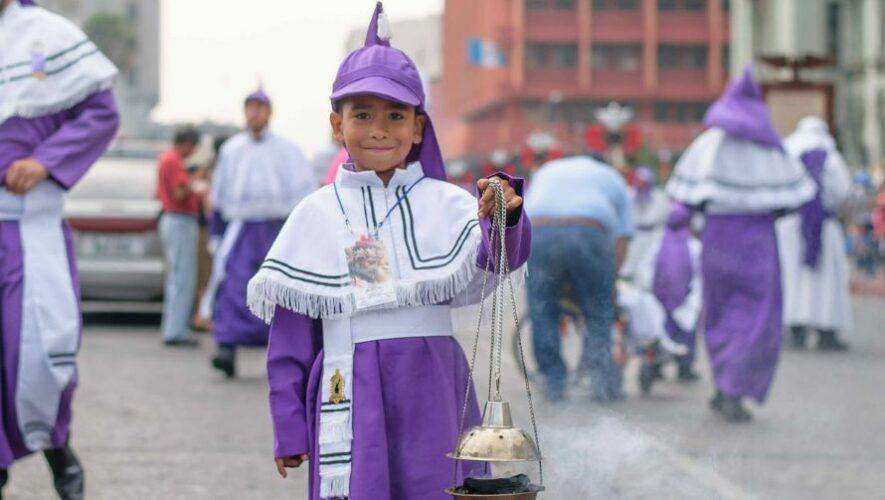 Antigua se llena de fe este 22 de marzo con las procesiones infantiles de Cuaresma