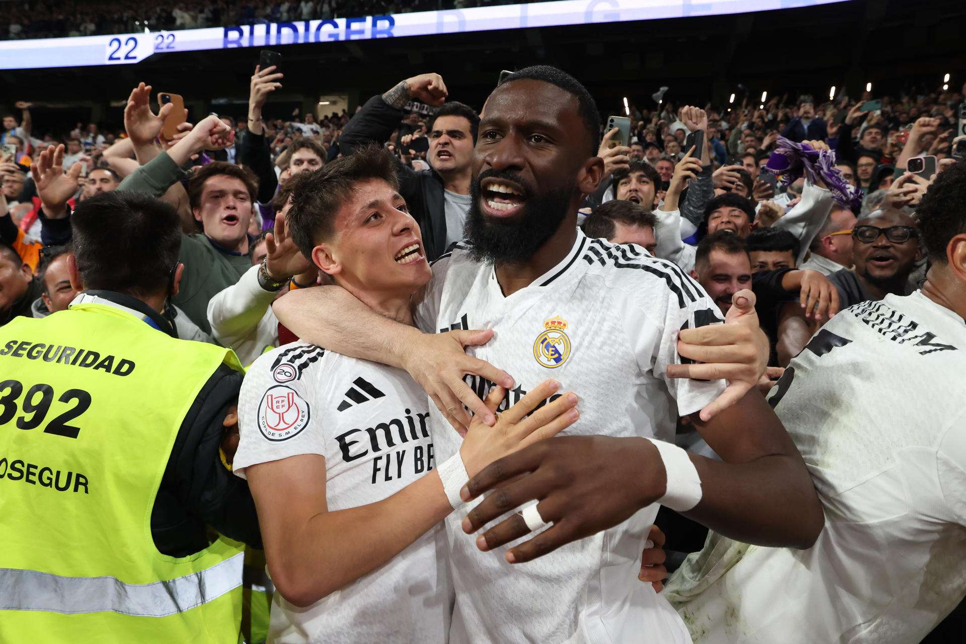 Real Madrid Rüdiger y Mbappé, multa y un partido de sanción sin ejecución sujeto a reincidencia
