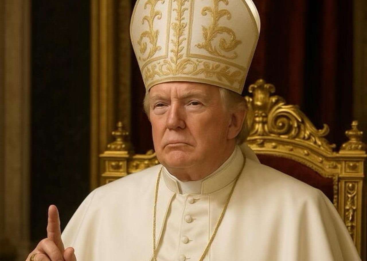 Trump sobre las críticas a su foto vestido de papa: "Denme un respiro"