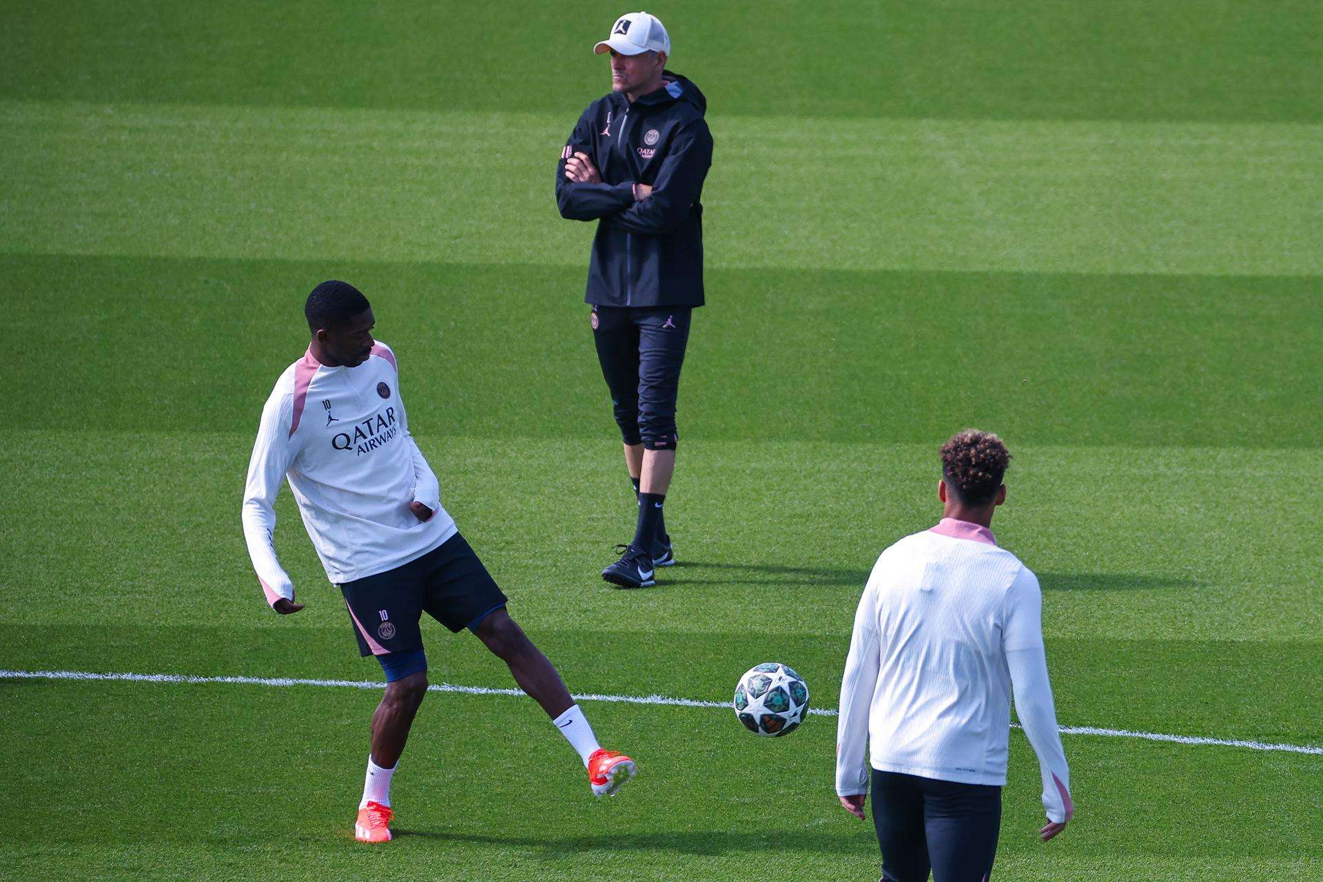 Dembélé no será titular en la semifinal de vuelta contra el Arsenal