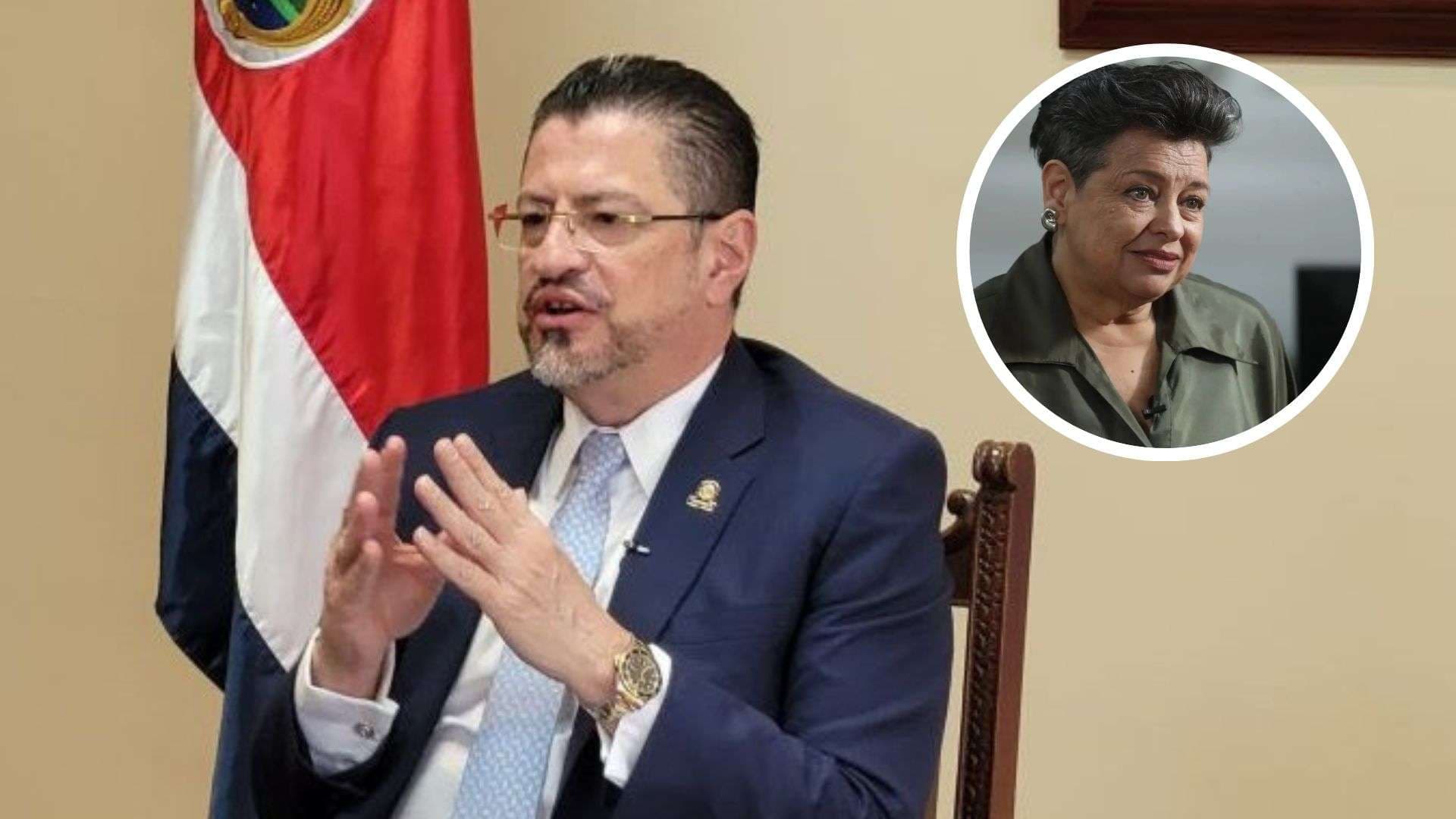 ¿Qué dijo Rodrigo Chaves sobre Lucrecia Peinado? Ahora se retracta y se disculpa