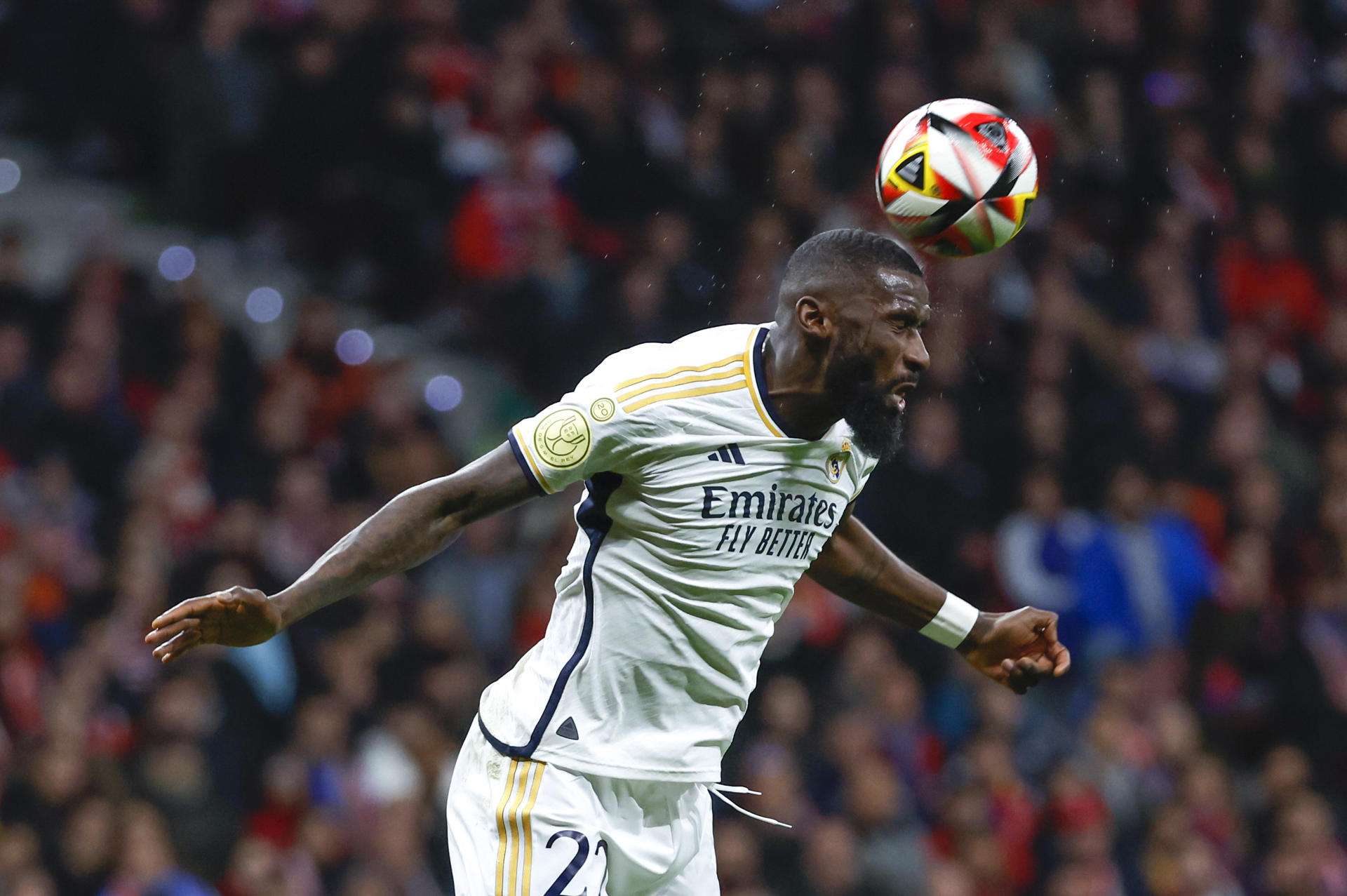 Apelación mantiene los seis partidos a Rüdiger por su expulsión en la final de Copa