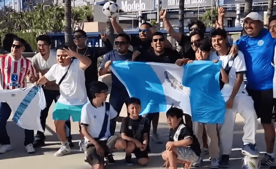 Aficionados chapines en EEUU. Selección de Guatemala