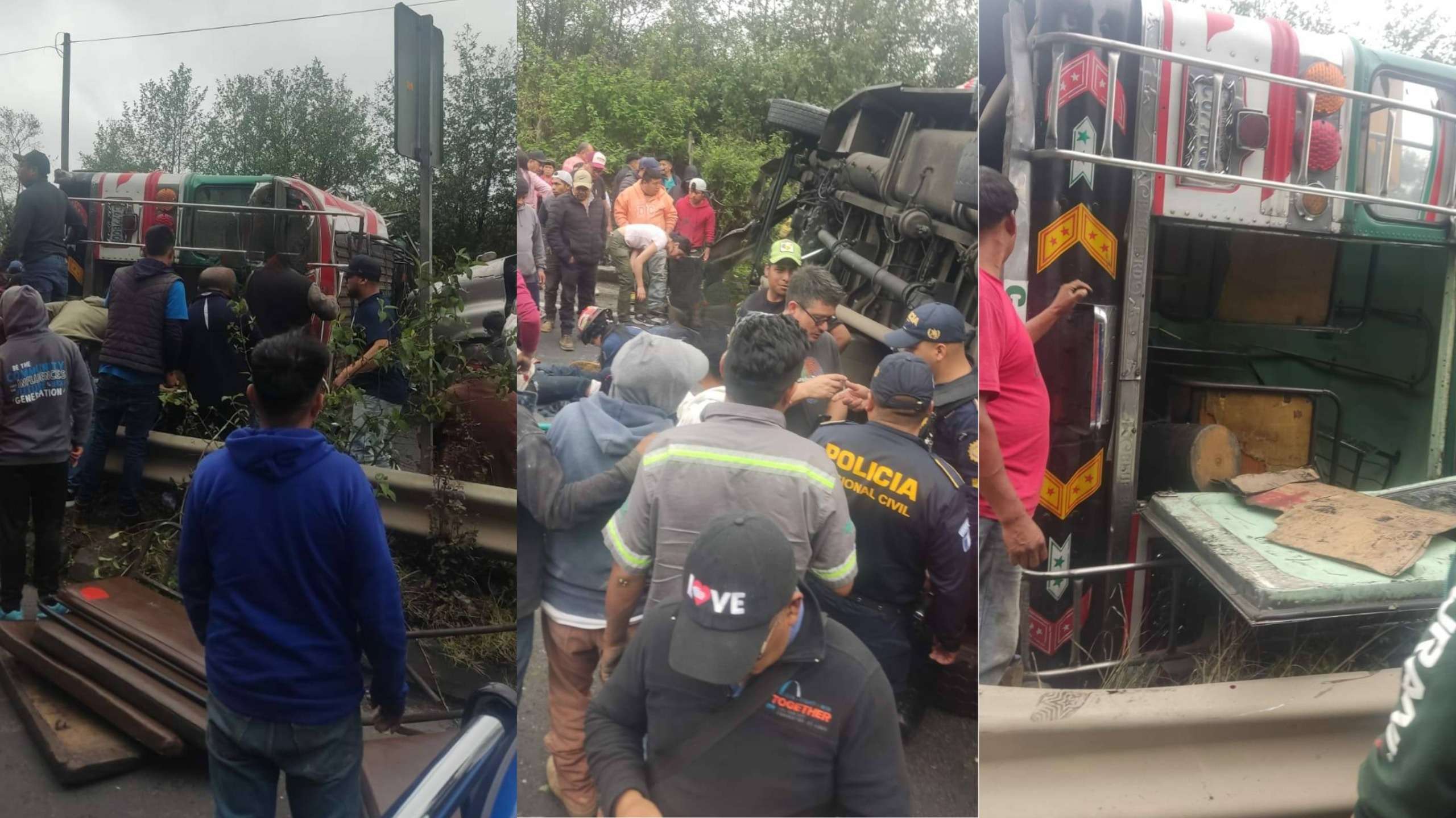 ¡Al menos 20 heridos! Fuerte accidente paraliza Ruta Interamericana