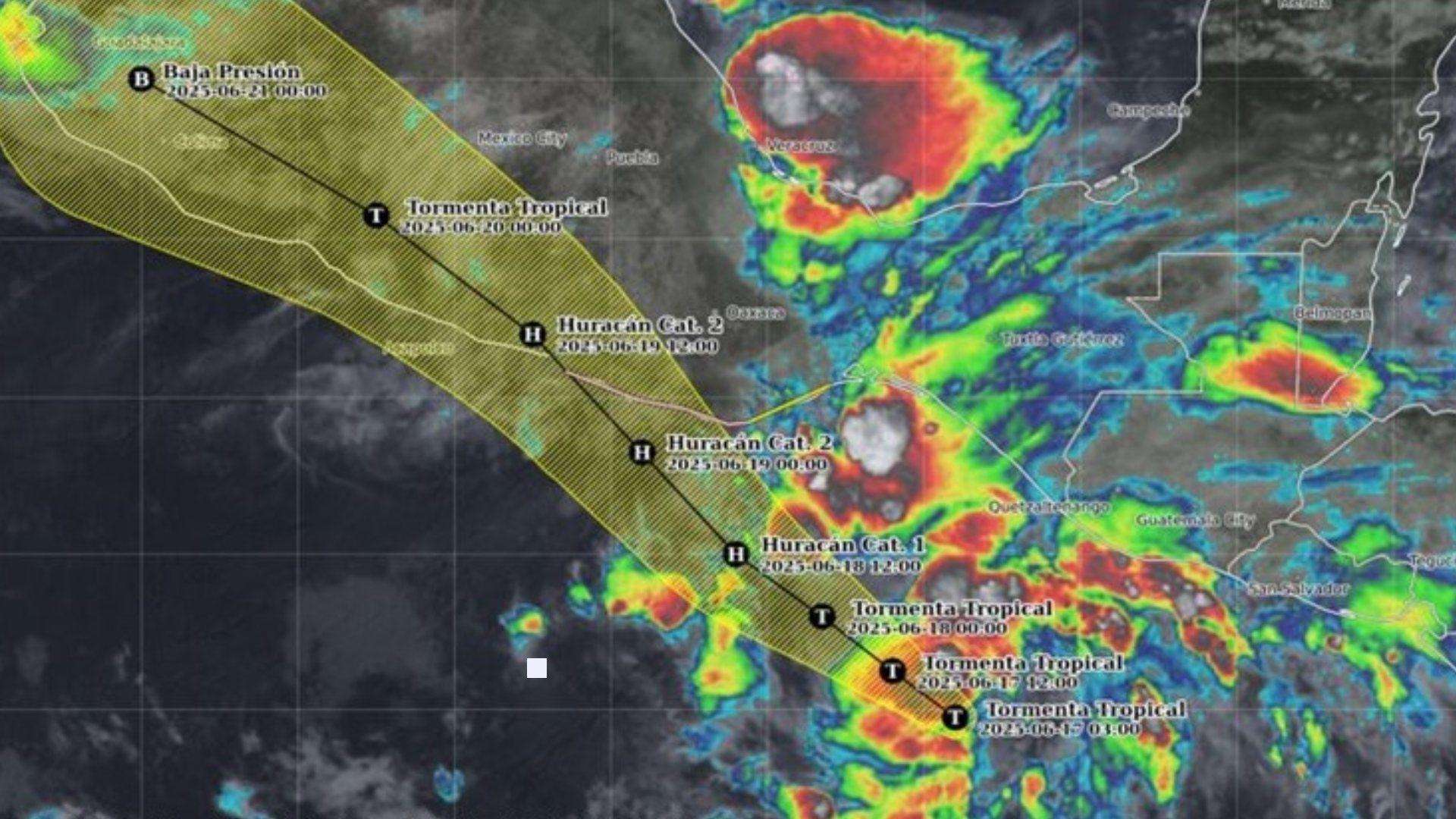 ¡Alerta naranja! Tormenta Cinco-E podría impactar hasta 10 departamentos